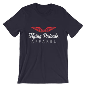 Short-Sleeve Red Tee-Flying Private Apparel