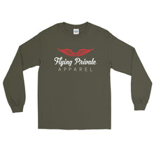 Load image into Gallery viewer, Long Sleeve Red Tee-Flying Private Apparel