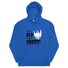 Load image into Gallery viewer, I&#39;m too old for this Sheet - Halloween Pullover Hoodie